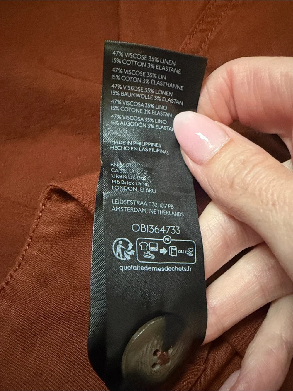 Anthropologie Maeve Colette Full Length Lightweight Pants 30T - Picture 7 of 7